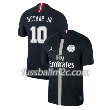 Fußballtrikots Paris Saint-Germain Neymar JR 10 Jodan Schwarz Ausweich Trikotsatz 2018-2019 Fußballtrikots Paris Saint-Germain Neymar JR 10 Jodan Schwarz Ausweich Trikotsatz 2018-2019